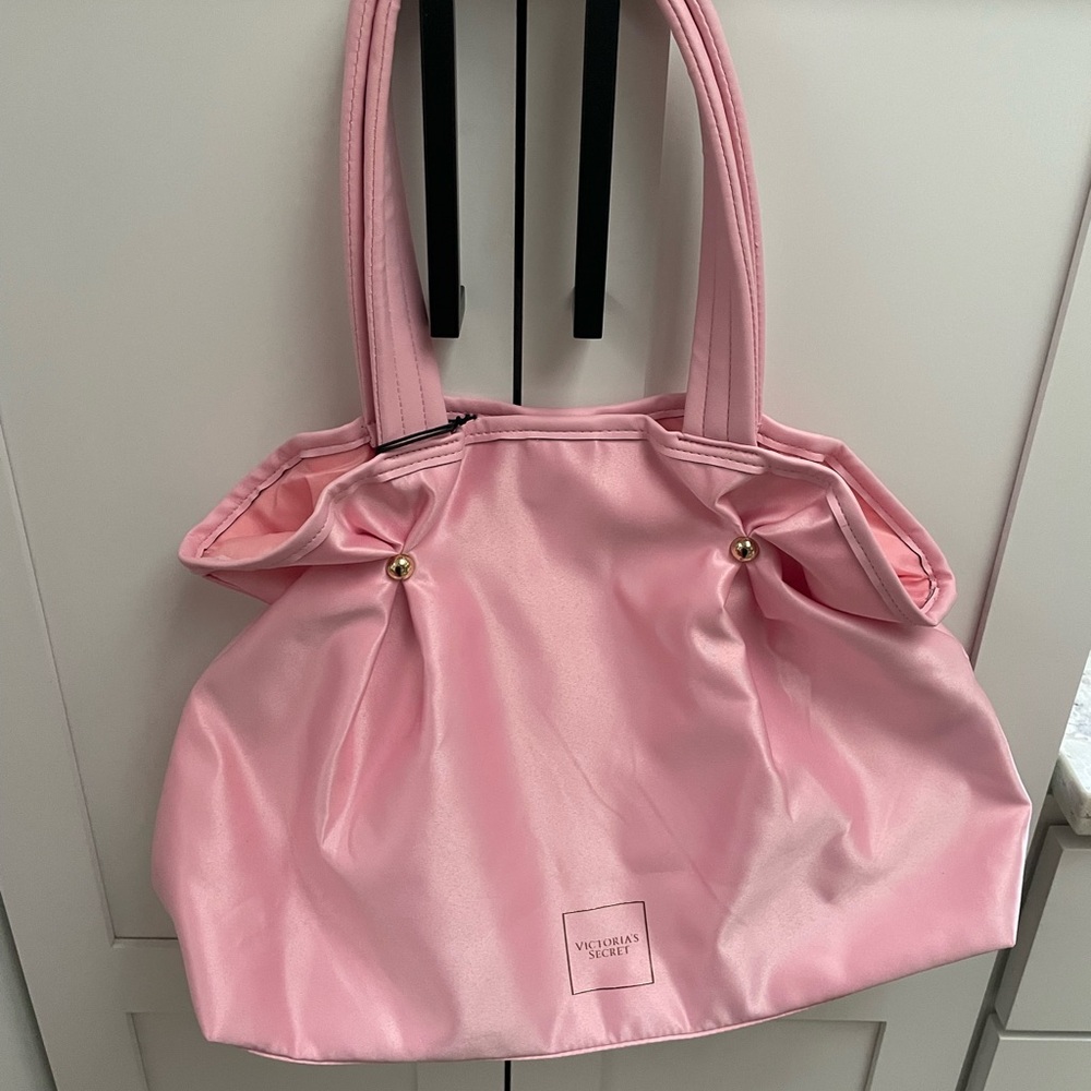 Victoria's Secret Pink Ruched Tote Bag